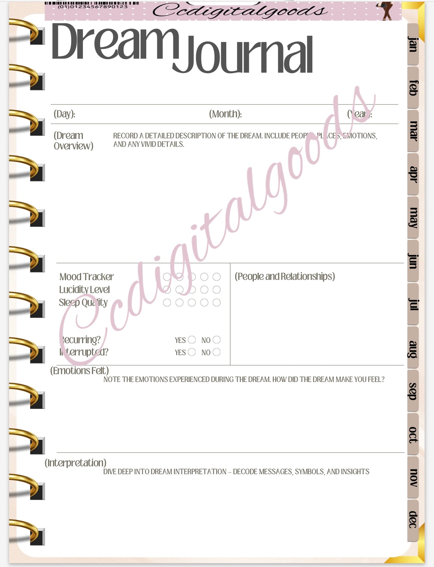 Ultimate Digital Journal for Daily Reflection & Goal Setting