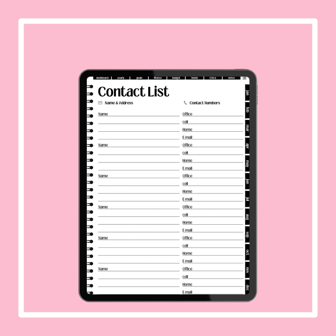 2025 planner