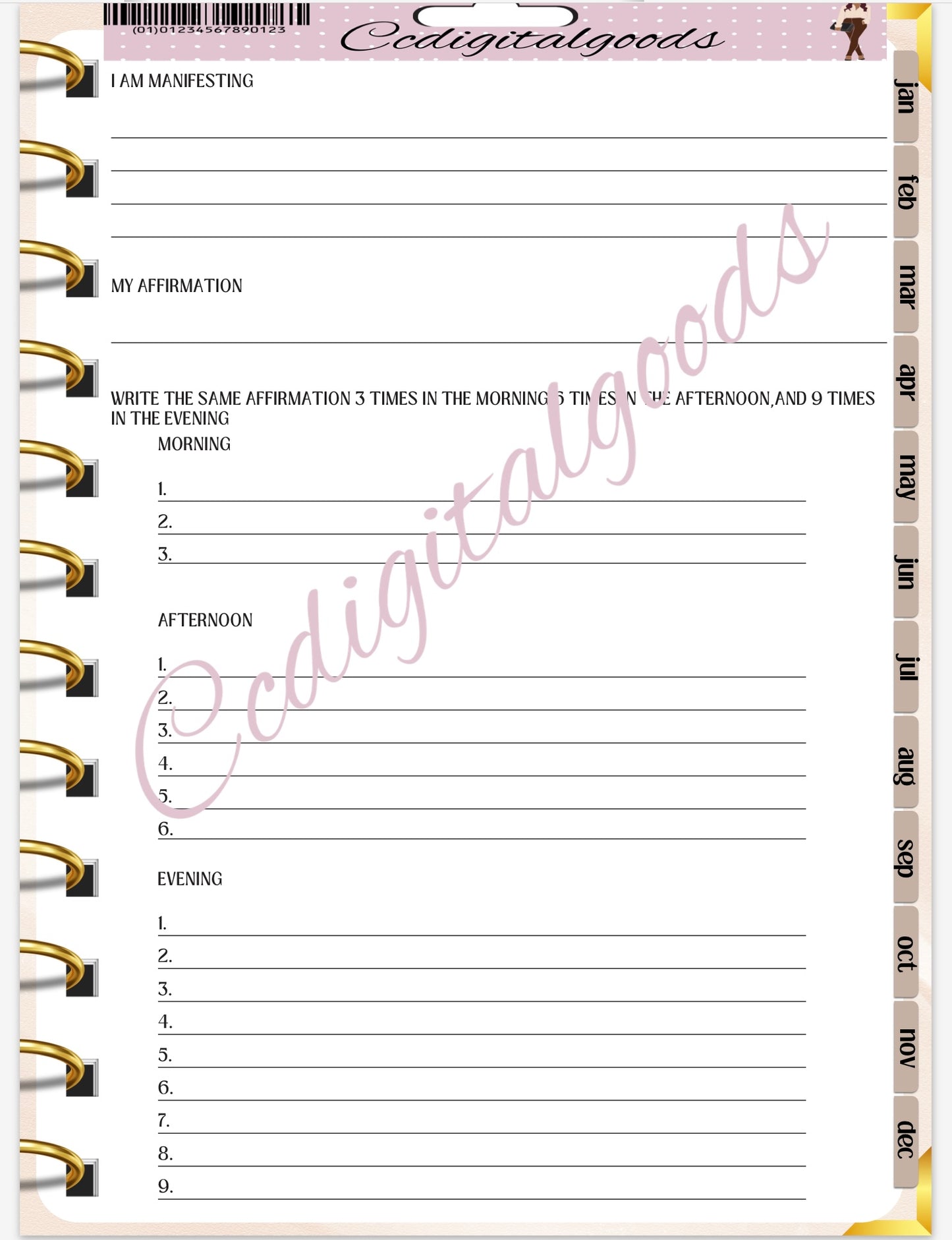 Ultimate Digital Journal for Daily Reflection & Goal Setting
