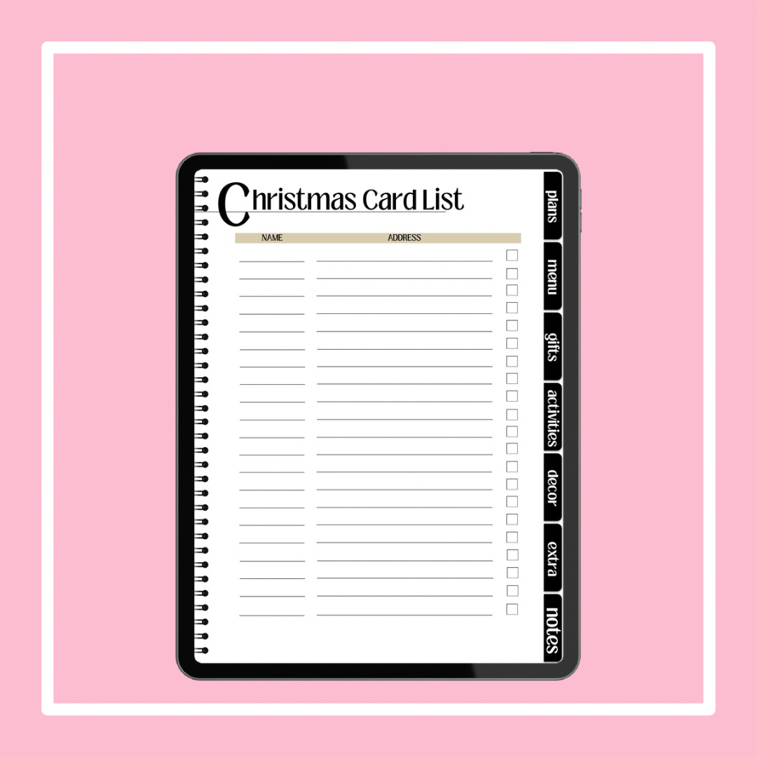 Christmas Planner: Organize Your Holidays with Ease!