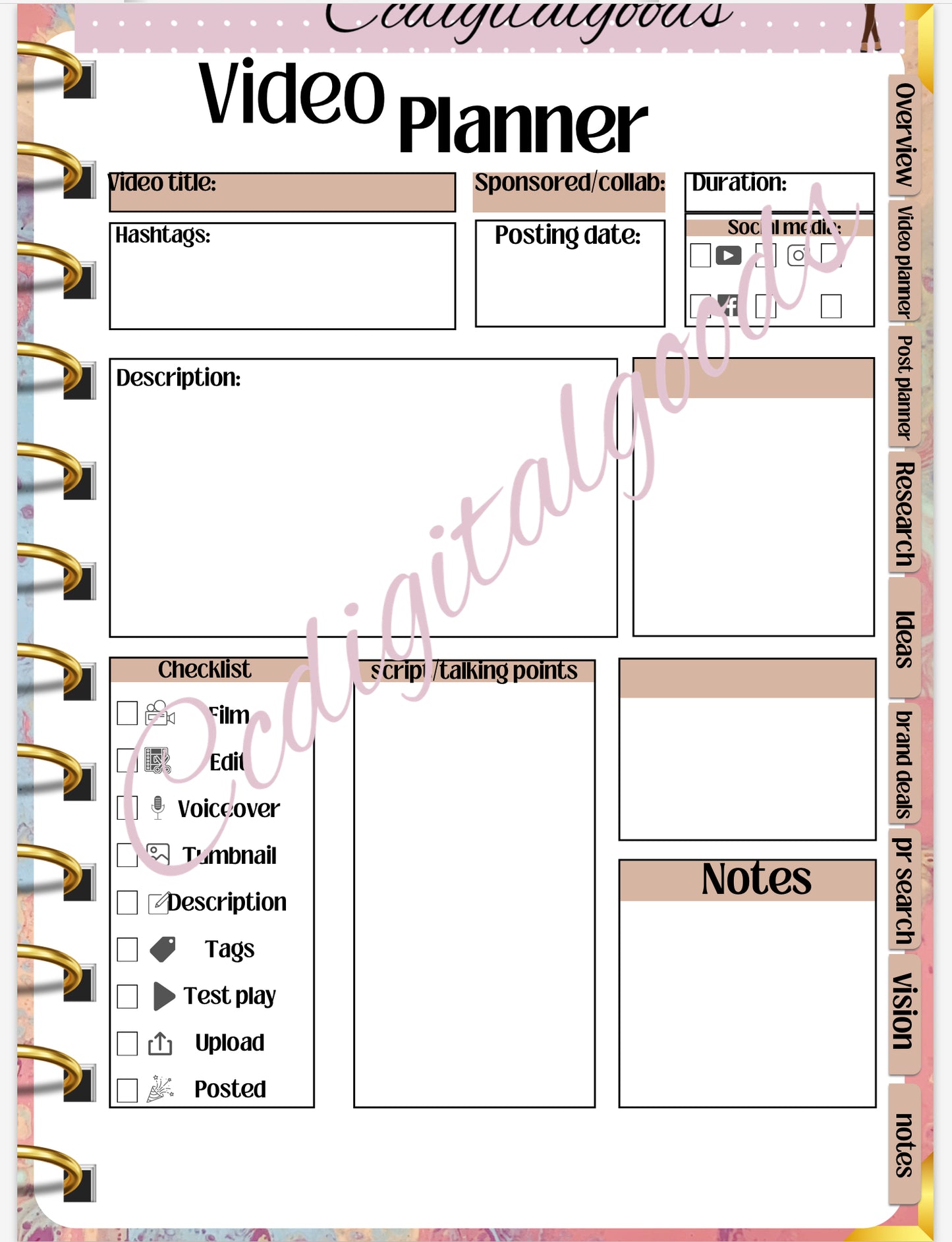 social media planner