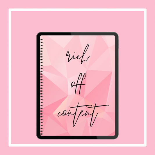 Rich off content social media planner