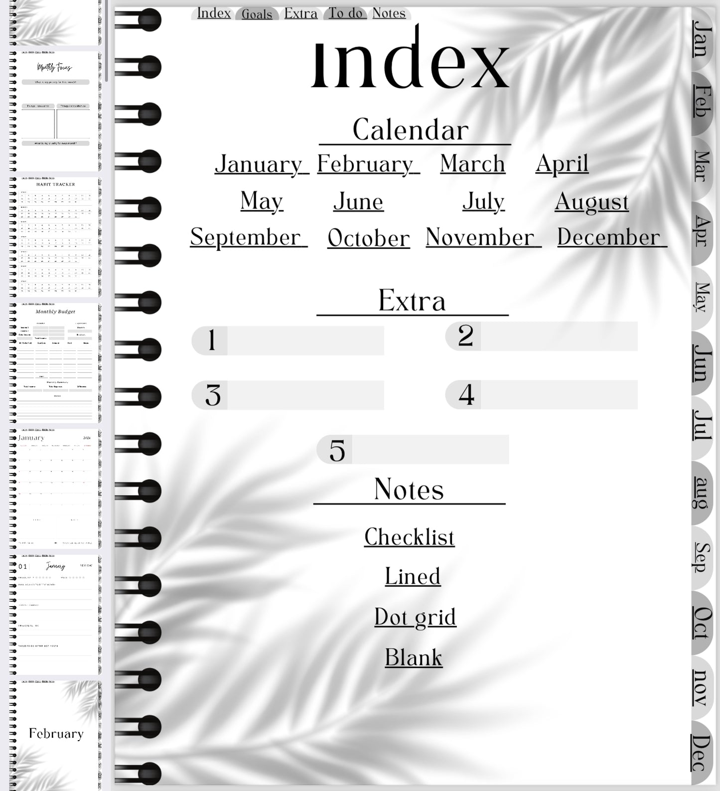 2024 monthly digital planner