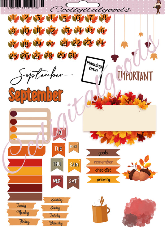 September ‘24 sticker set