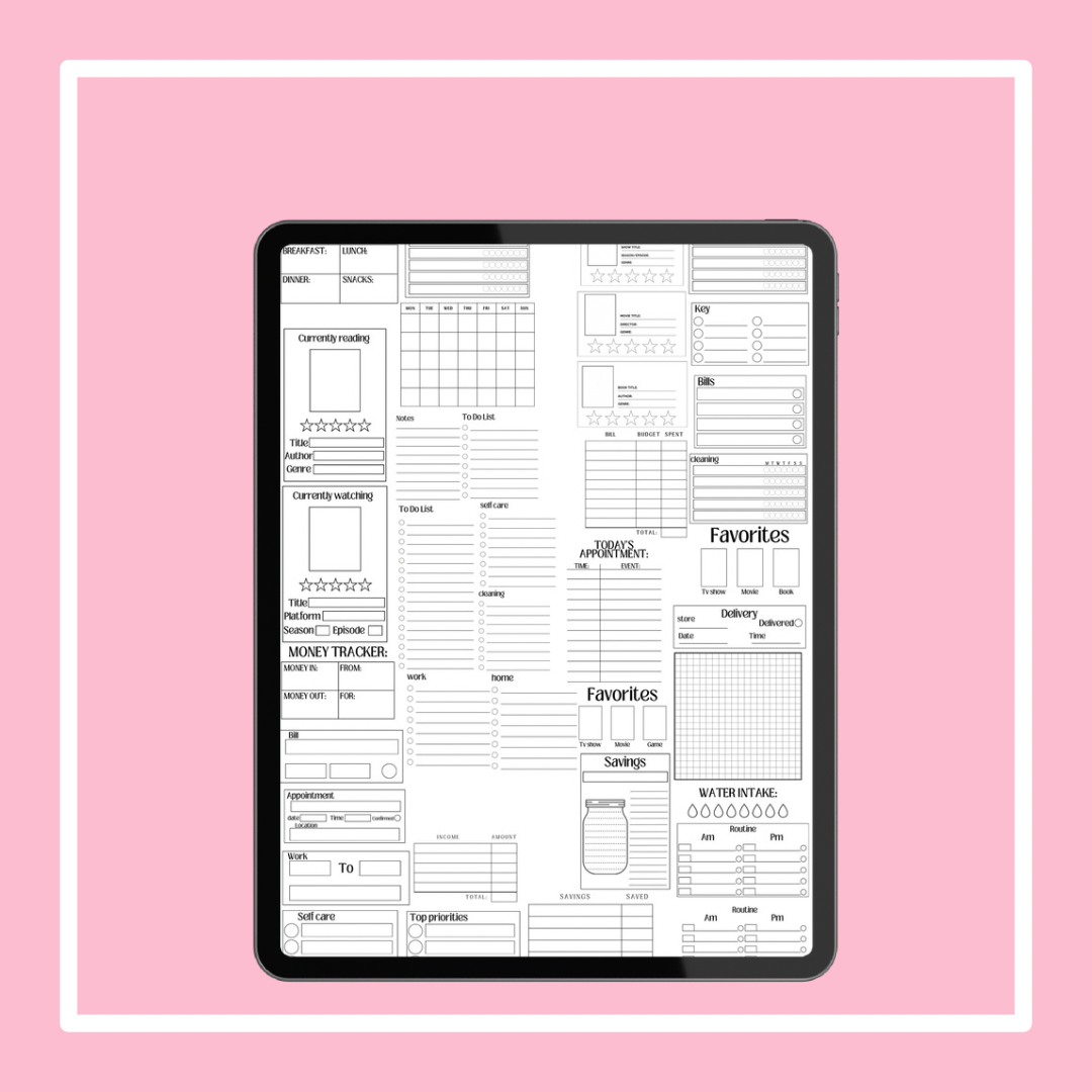 Ultimate Digital Planner Bundle – Plan, Organize & Create