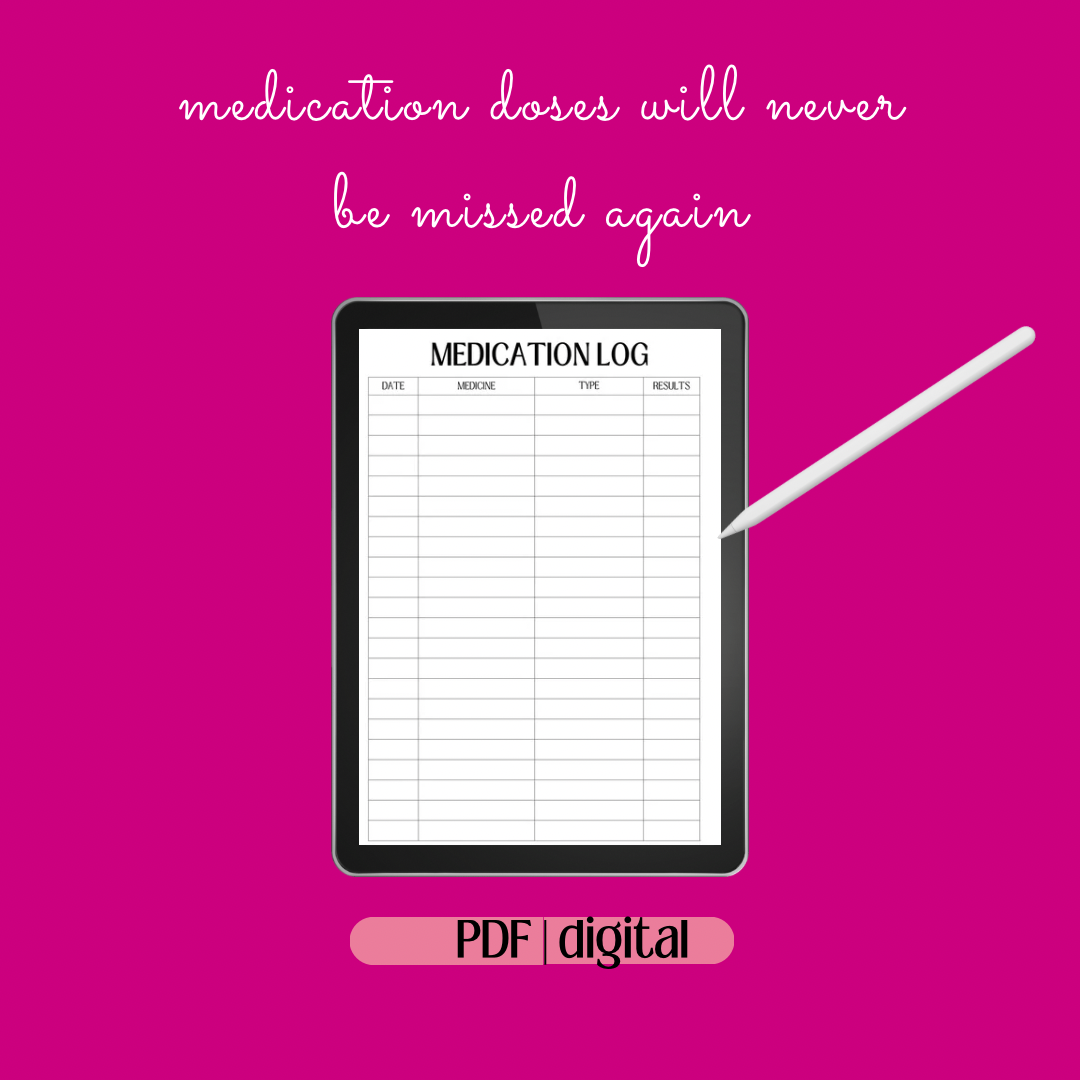 🩺 Ultimate Medical Tracker Bundle (Digital Download)