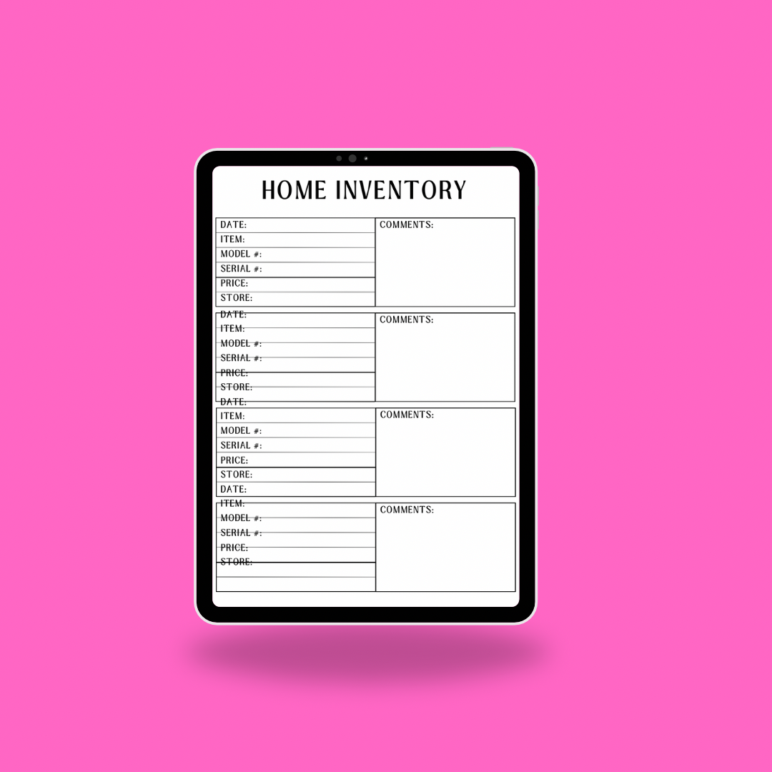 Home Inventory Tracker