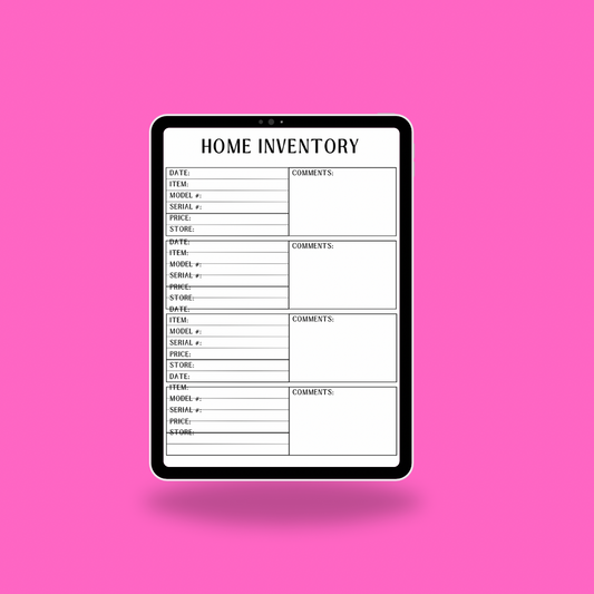 Home Inventory Tracker