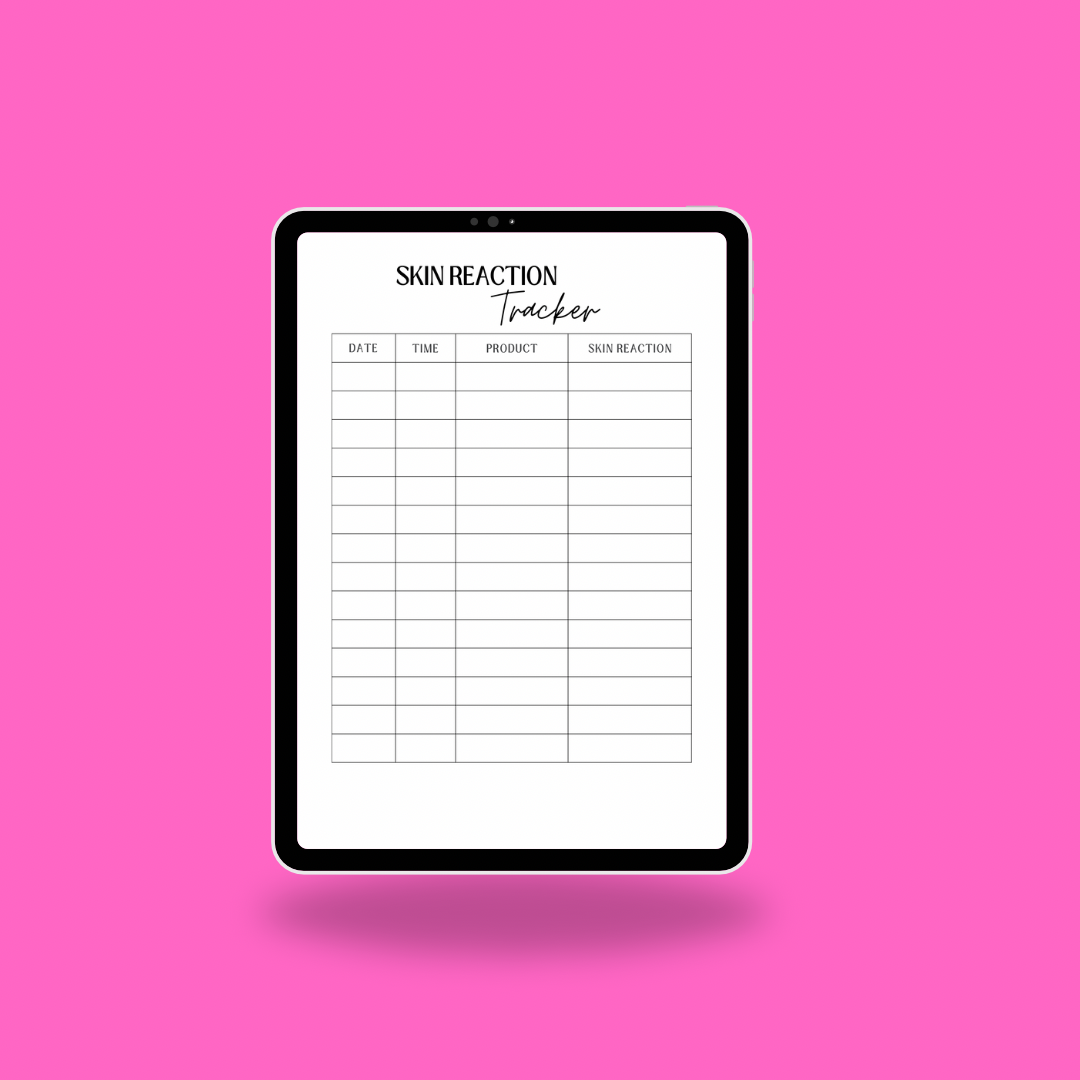 Skincare Checklist Template Pack