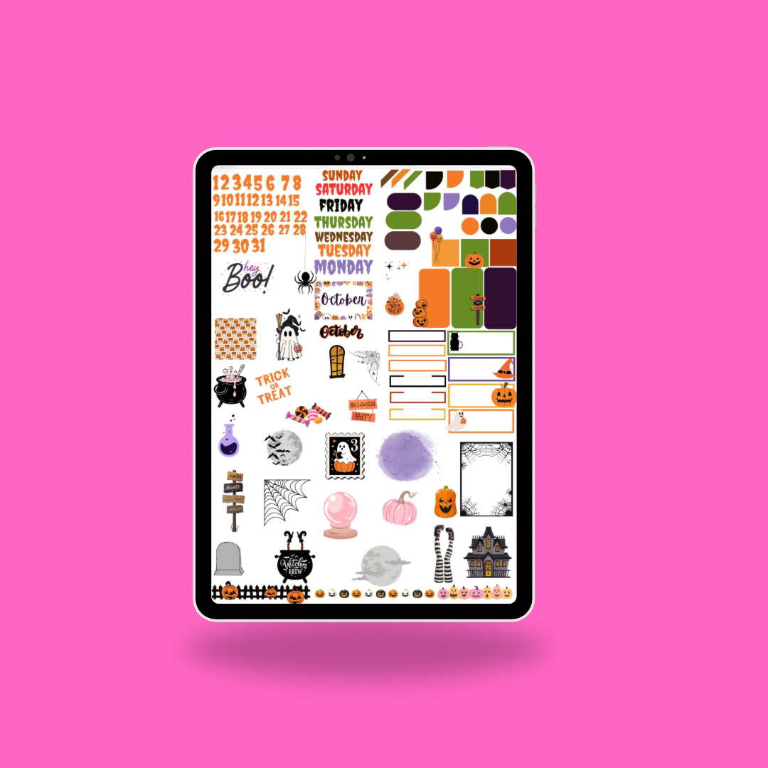 Spooky Season Digital Sticker Pack