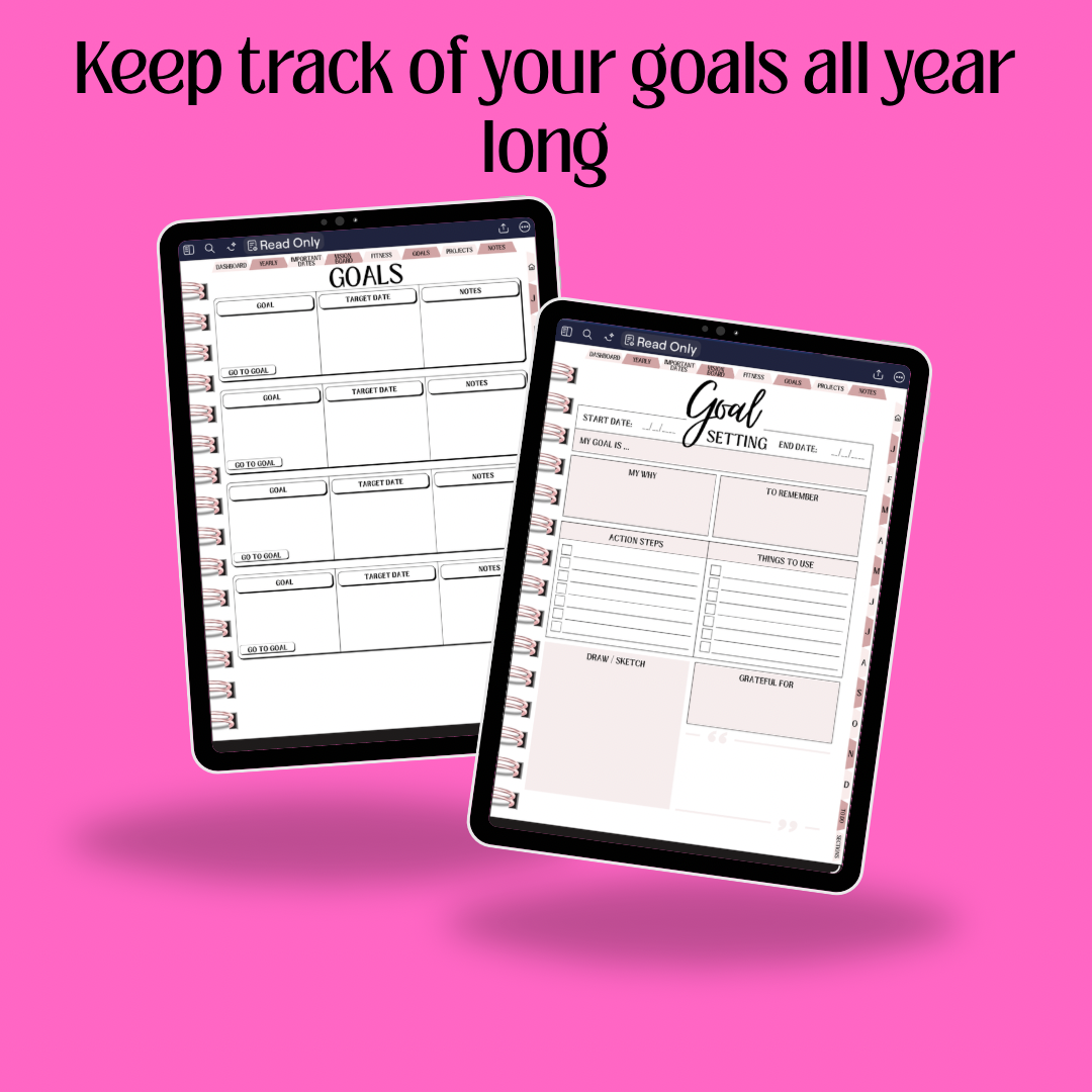 The Ultimate dated 2026 Life Digital Planner (Hyperlinked + Aesthetic Layout)