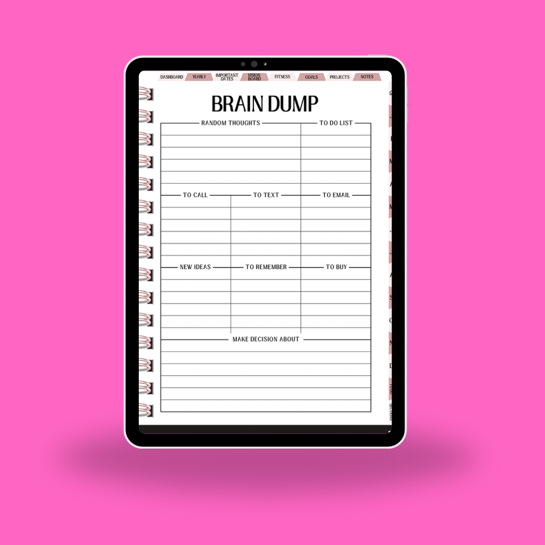 The Ultimate dated 2026 Life Digital Planner (Hyperlinked + Aesthetic Layout)
