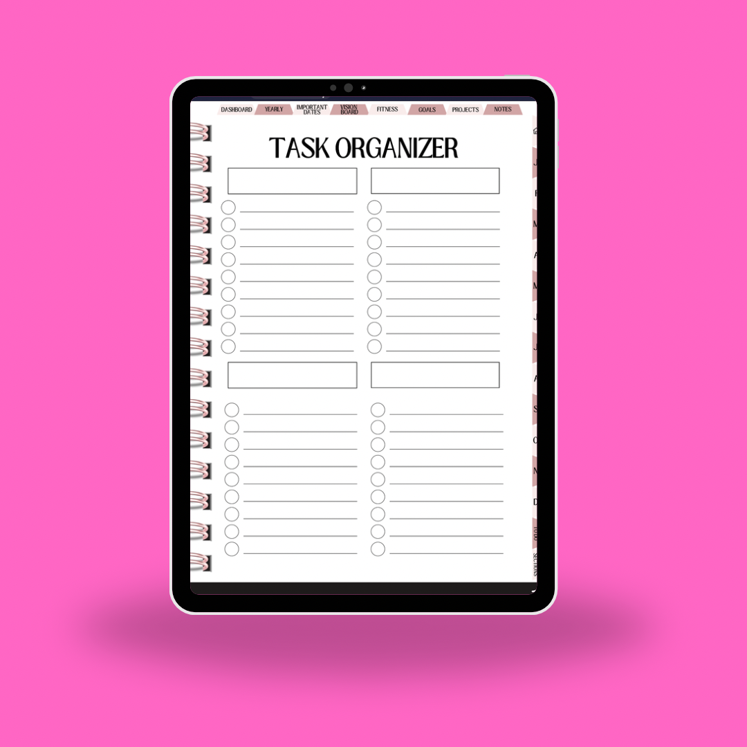 The Ultimate dated 2026 Life Digital Planner (Hyperlinked + Aesthetic Layout)