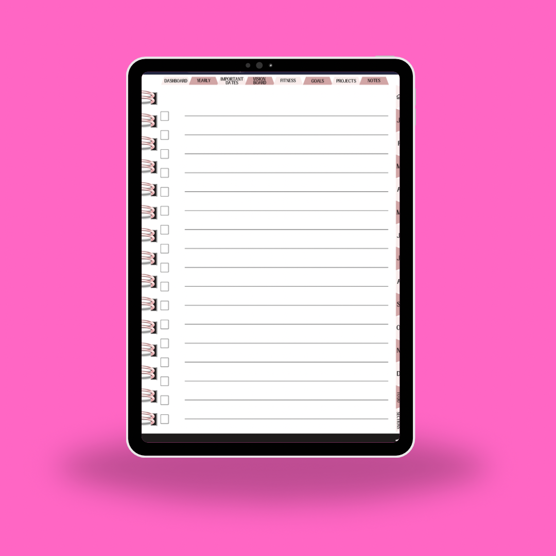The Ultimate dated 2026 Life Digital Planner (Hyperlinked + Aesthetic Layout)