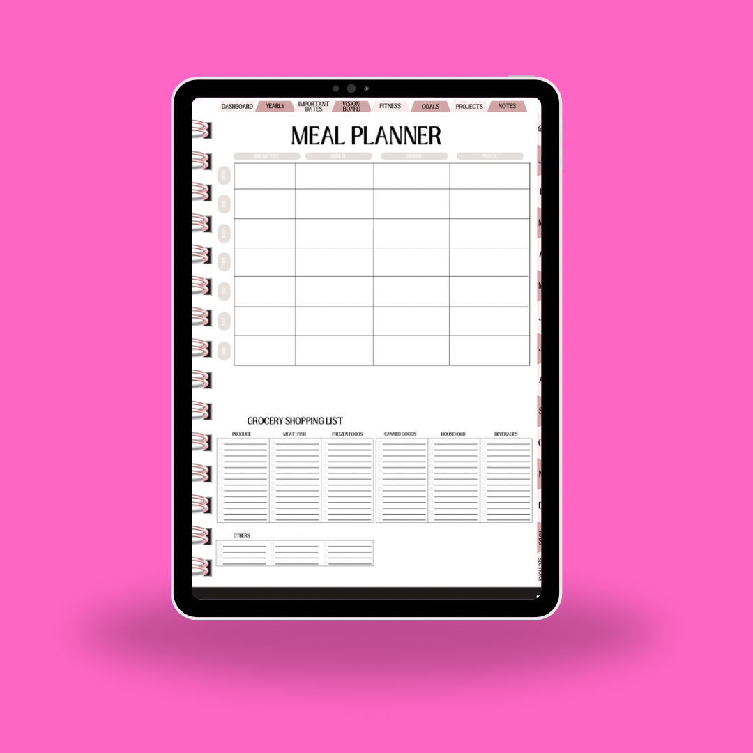 The Ultimate dated 2026 Life Digital Planner (Hyperlinked + Aesthetic Layout)