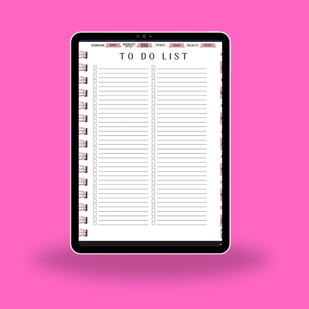 The Ultimate dated 2026 Life Digital Planner (Hyperlinked + Aesthetic Layout)