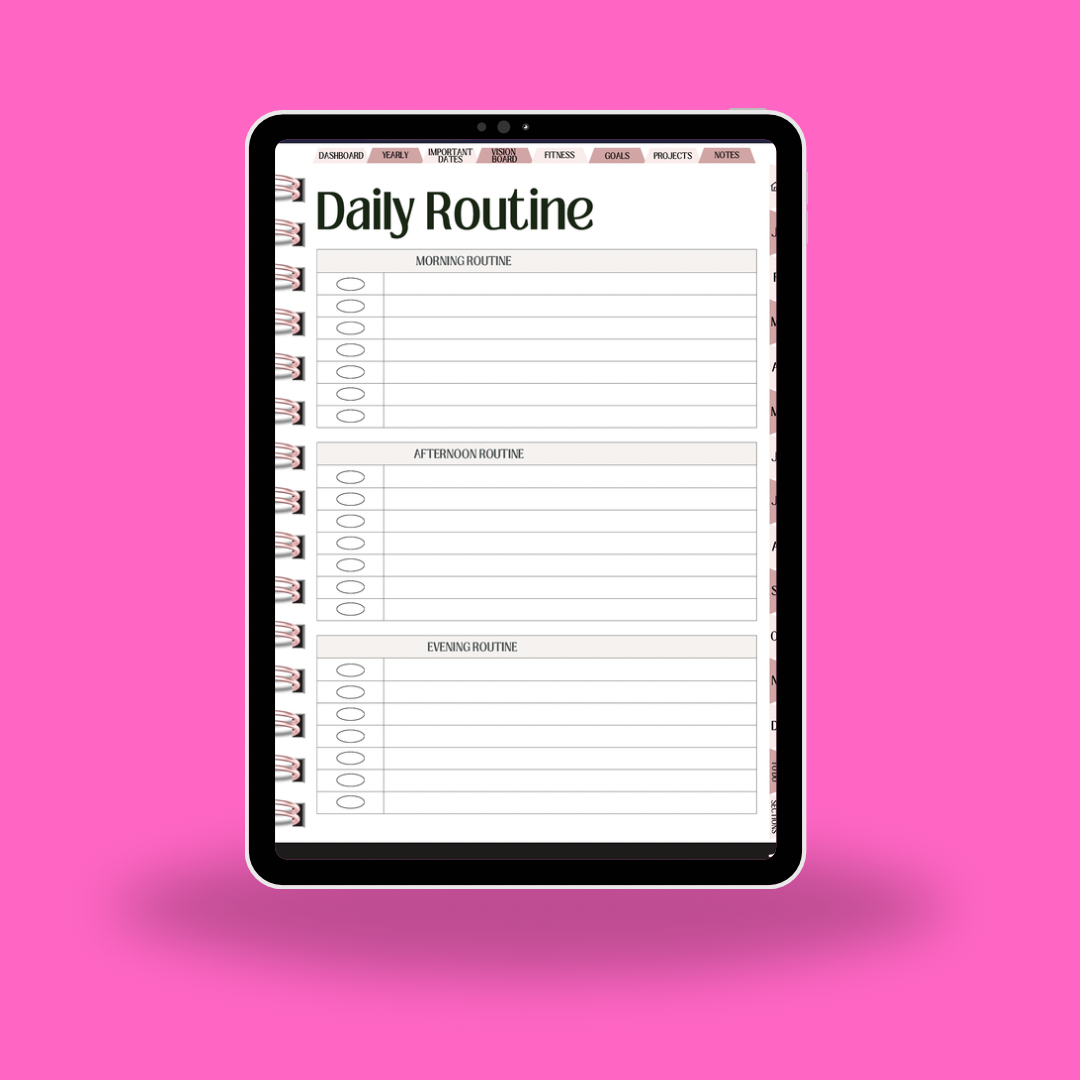 The Ultimate dated 2026 Life Digital Planner (Hyperlinked + Aesthetic Layout)