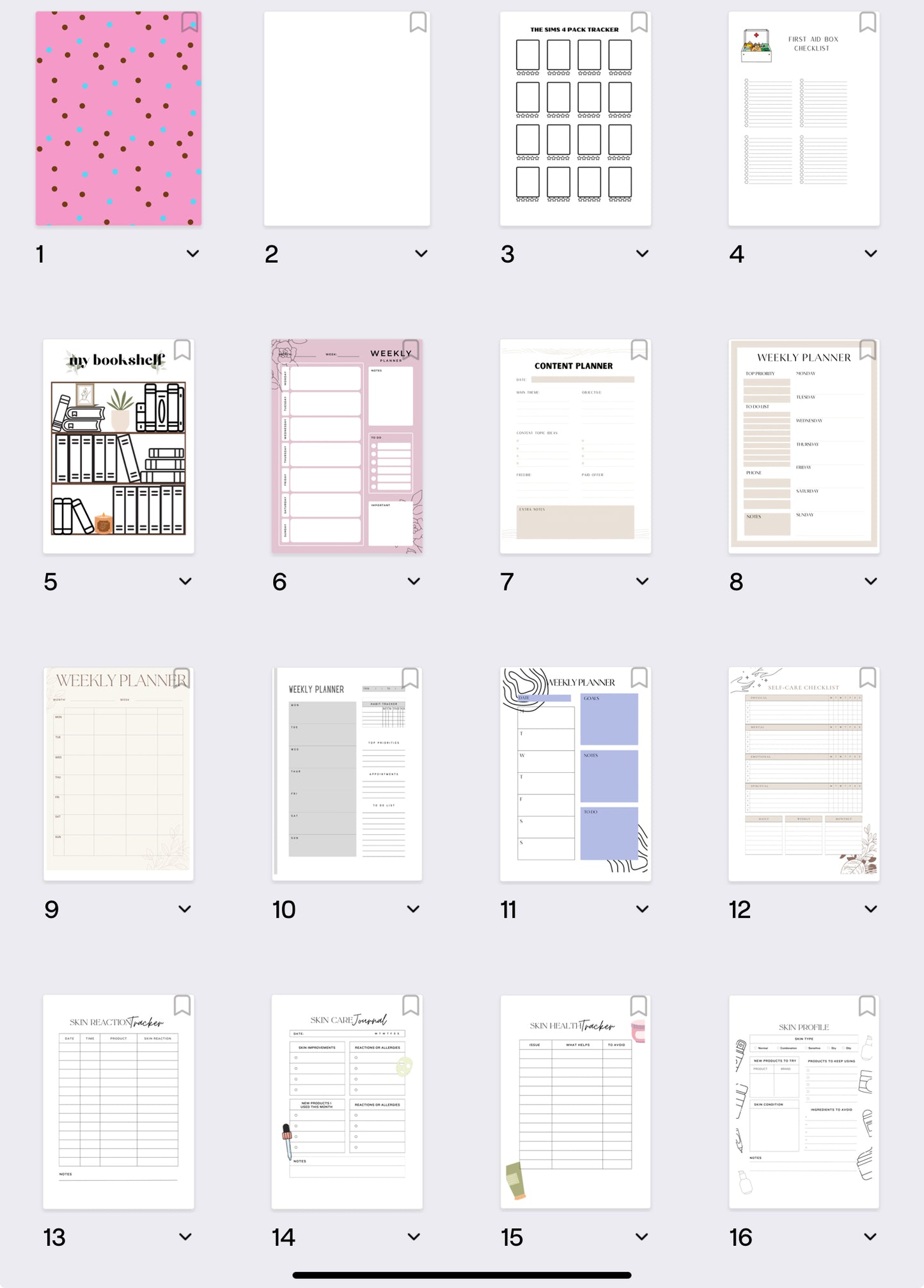 The infinity planner